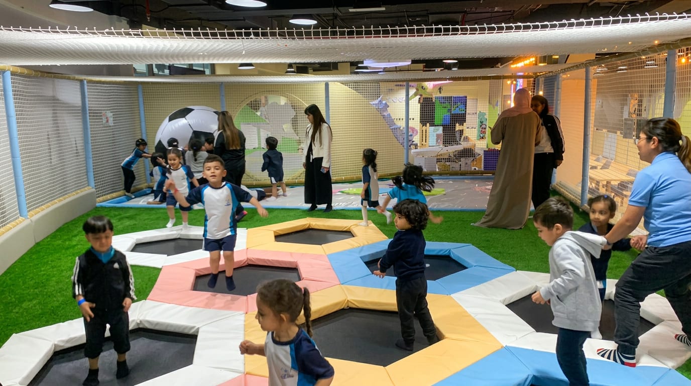 School children on a fun trip at Koala Kids